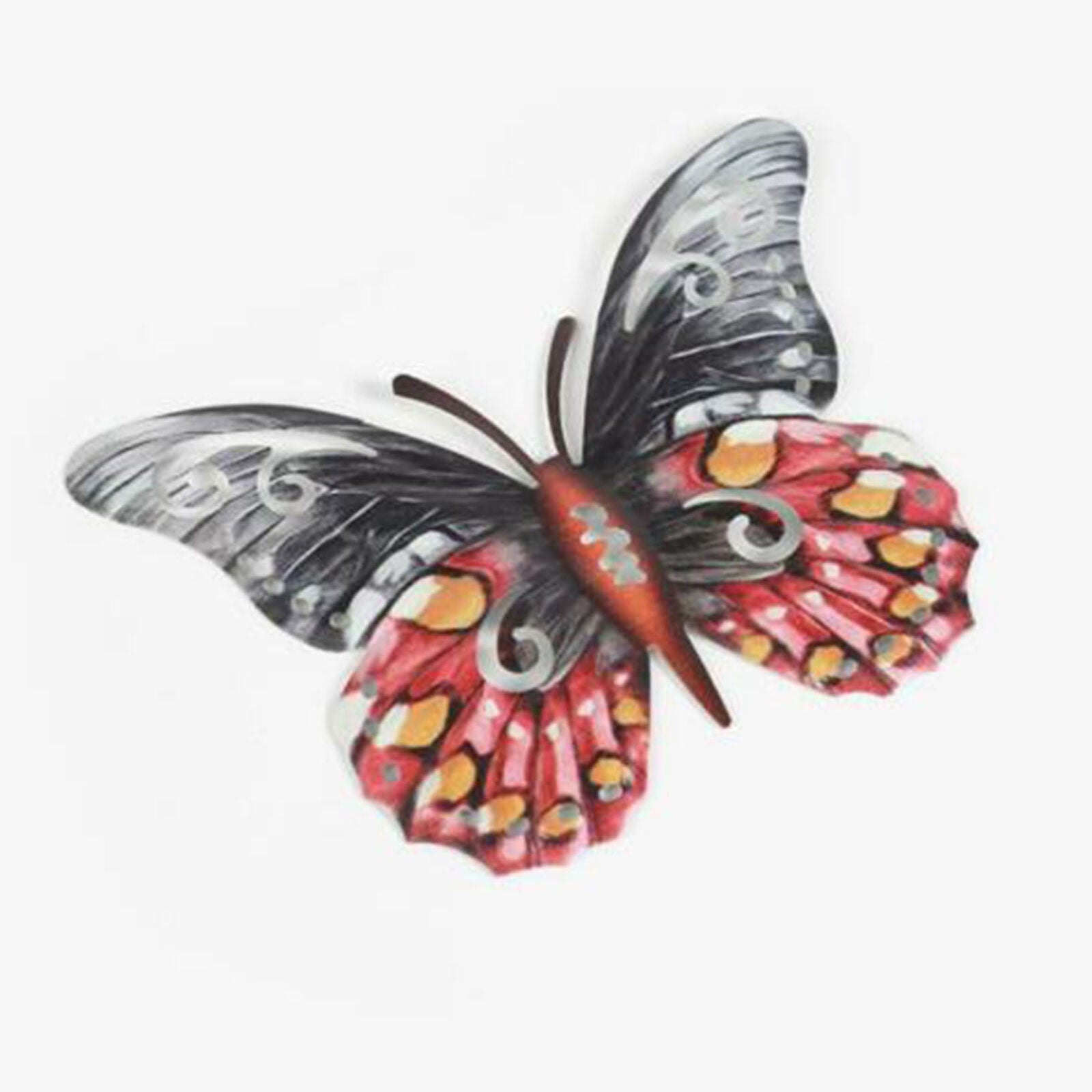 Pack of 4 Large Metal Butterflies Garden Ornament Butterfly Wall Art Home Decor