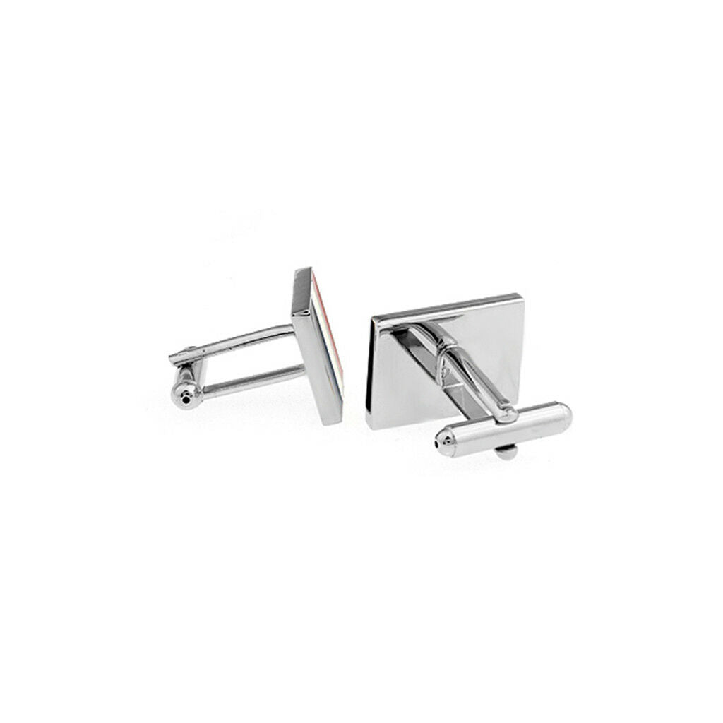 Luxury Charm French Flag Shaped Shirt Cufflinks Cuff Links Brass Novelty