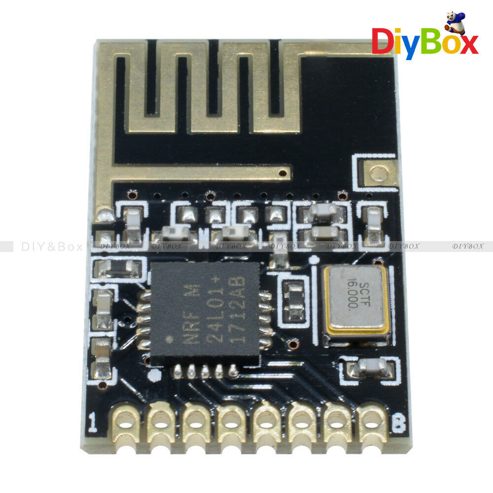 1PC Mini NRF24L01+ SMD 1.27MM RF wireless transceiver module