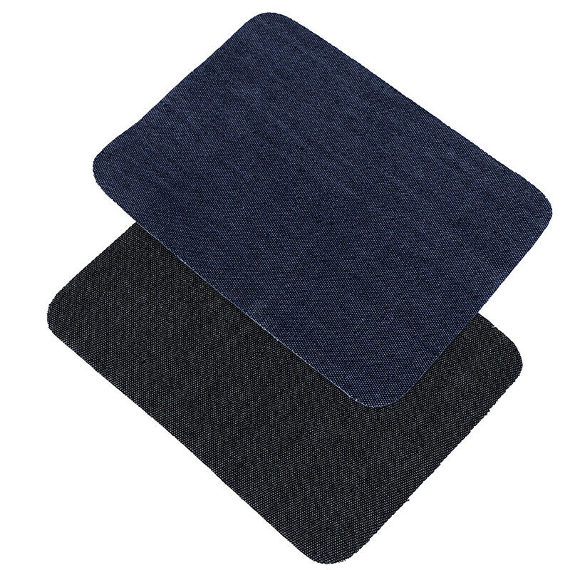 12pcs Iron On Patches Jeans Elbow Patch Apparel Fabric Sewing Knee Pants .l8