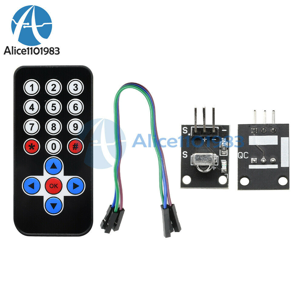 5PCS HX1838 VS1838 Arduino Infrared IR Wireless Remote Control Sensor Module Kit