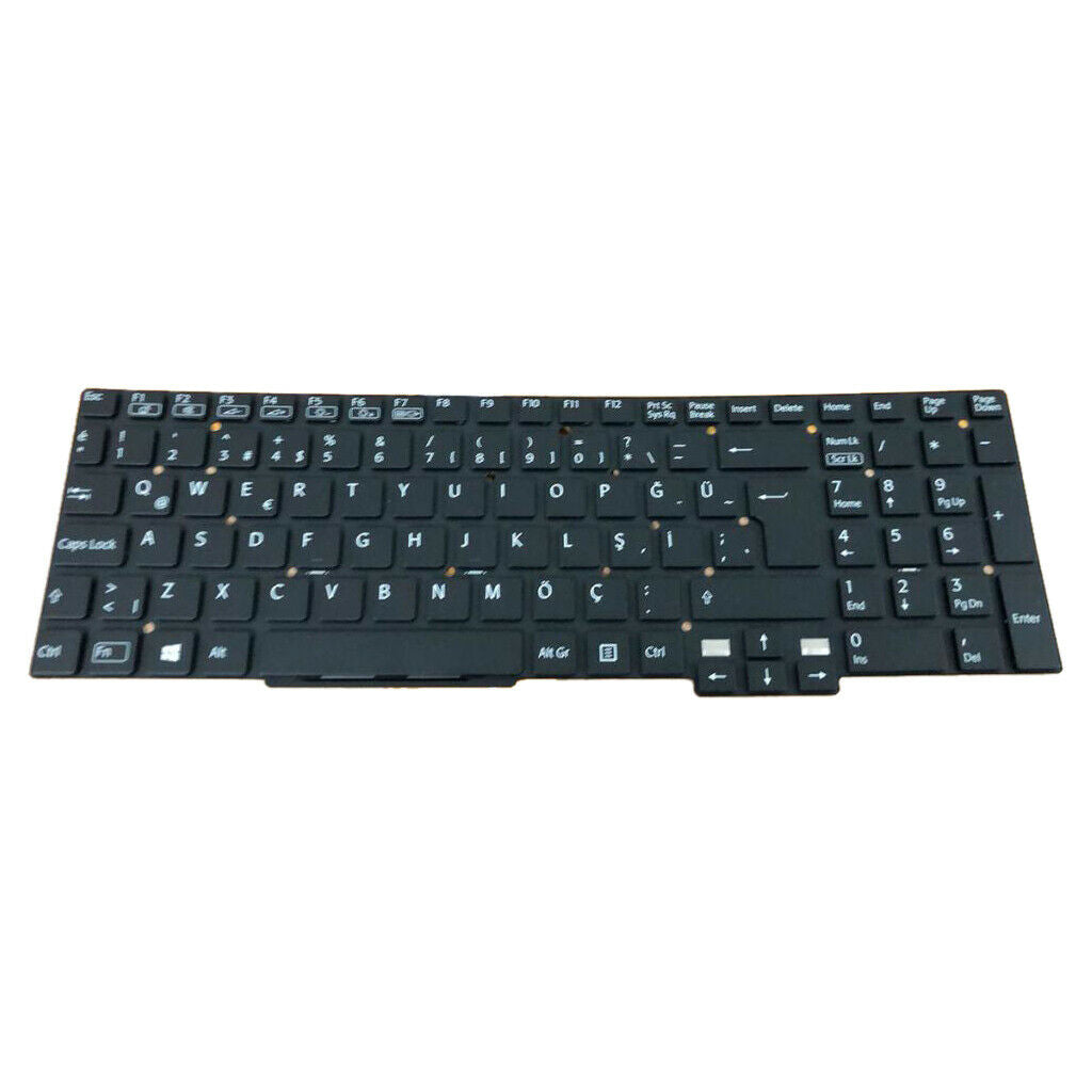 Turkish Backlit Keyboard For  SVT15 SVT15117CXS SVT1511M1R Laptop Black