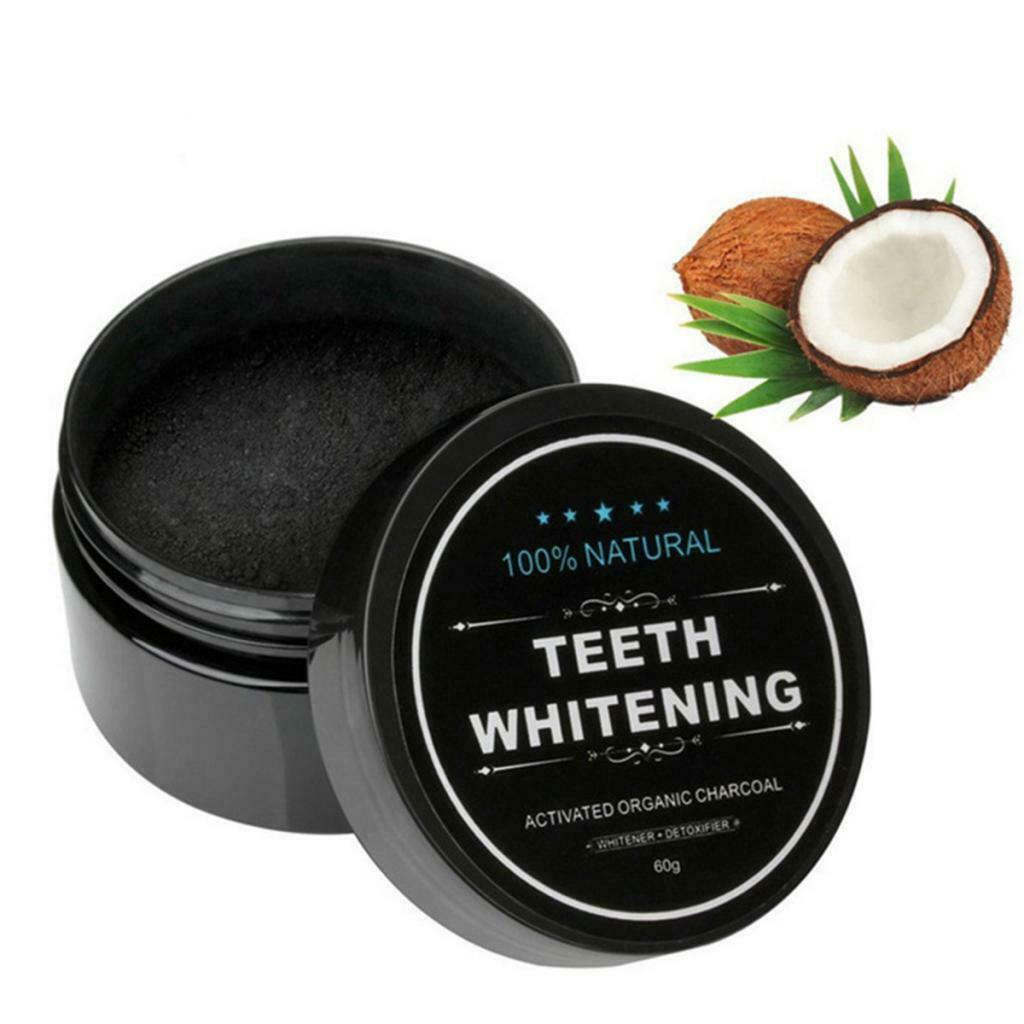 Activated Charcoal Powder Effectively Stains Remover Black Teeth Whitening