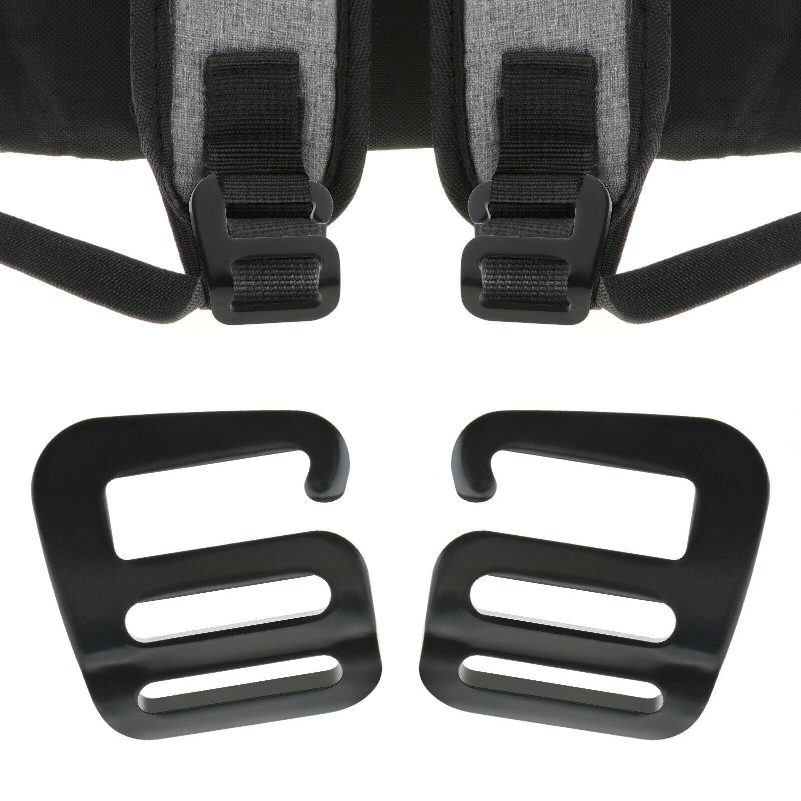 20 Pcs G Hook Webbing Buckle Quick Release for Backpack Strap Belt Webbing