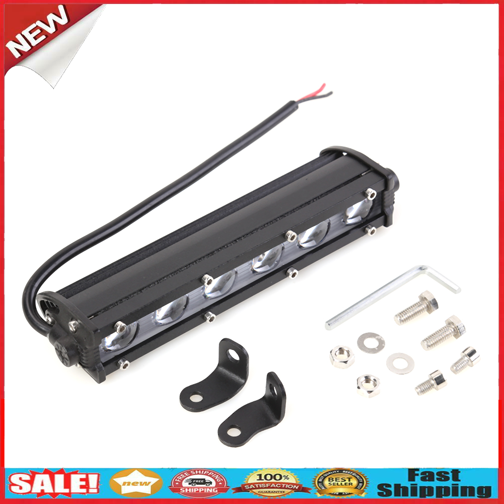 8 Inch 60W LED Work Light Bar IP67 Off Road Spotlight Floodlight Fog Lamp @