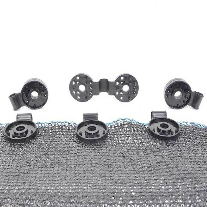 Sunshade Net Clip Shade Cloth Fix Clamp Plastic Grommet Fence Netting Ho.l8