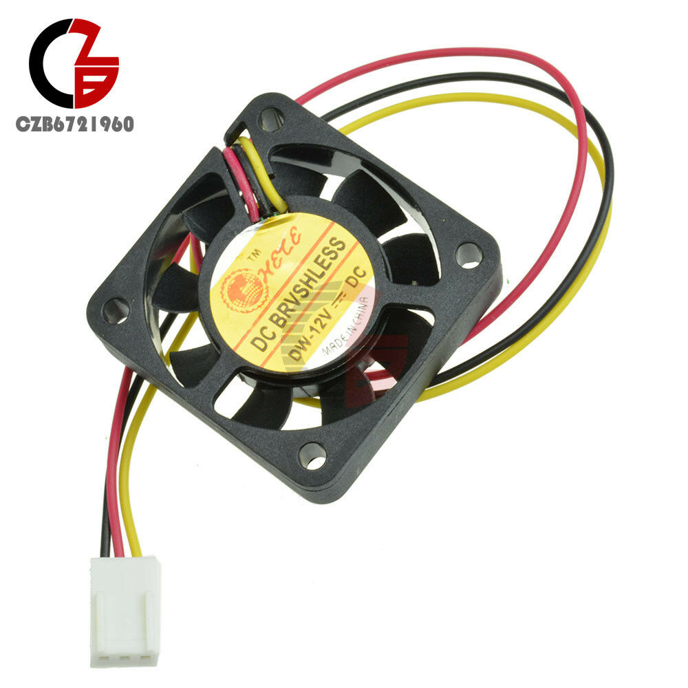 3 Pin 4cm Computer CPU Cooler Cooling Fan PC 4cm 40x40x10mm DC 12V