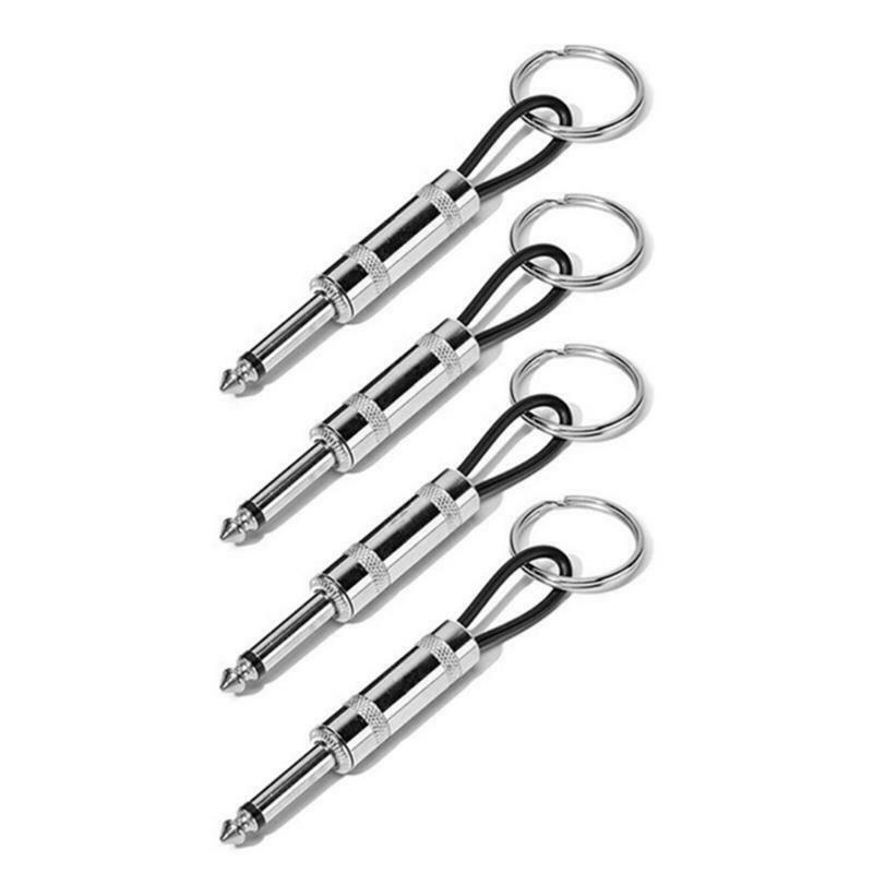 Key Storage Guitar Key Holder Accessory Plug Type Keychain Portable Key Ring
