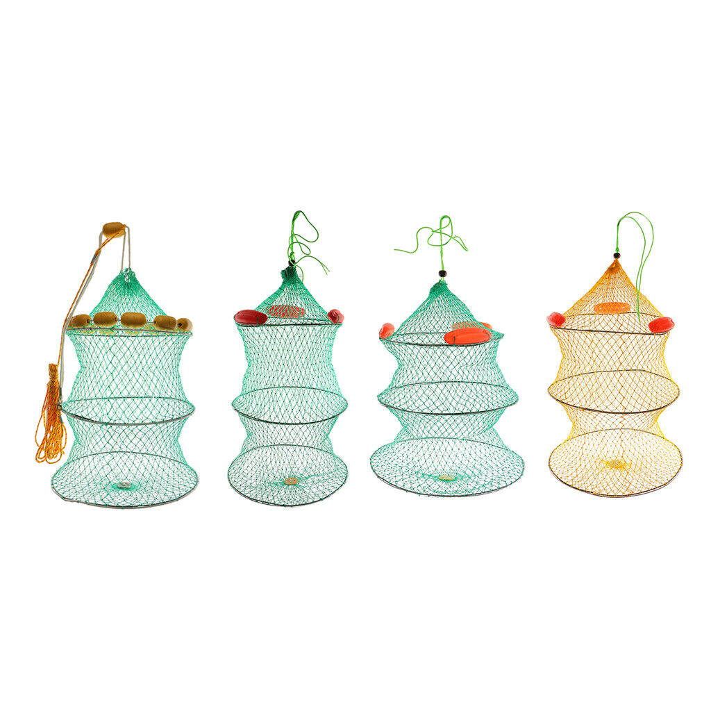 Foldable Fishing Keep Net Fishing Crab Fish Lobster Crawdad Net 45#