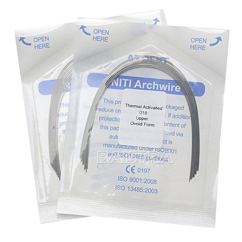 30 X AZDENT Dental Ortho Arch Wires Thermal Activated Niti Round 0.018 Upper