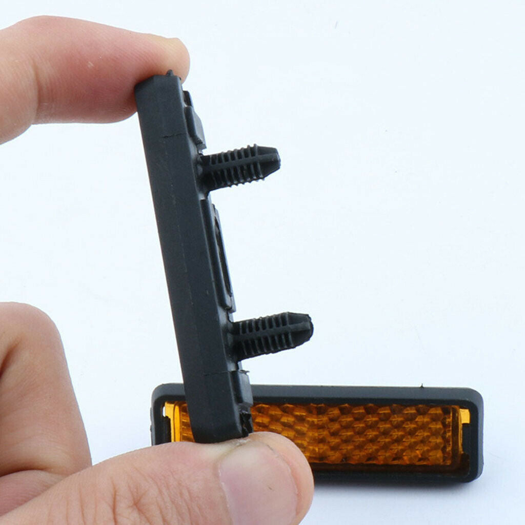 10-Pieces Cycling Foot Pedal Reflector Bicycle Biking Night Warning Light