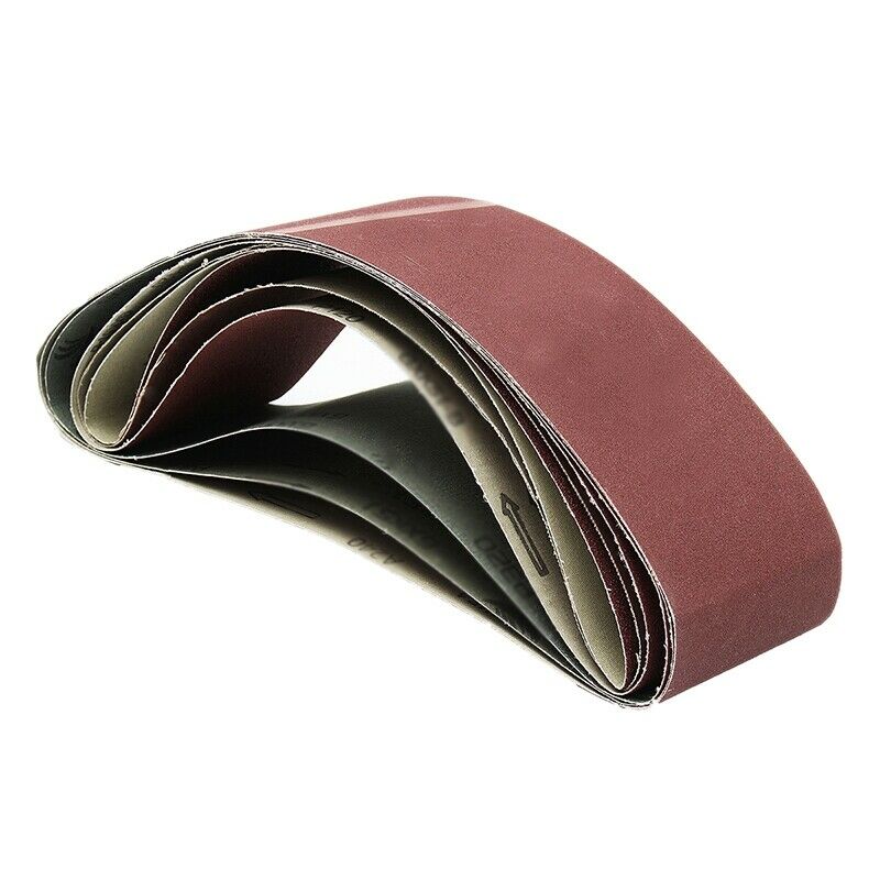 915x100Mm 6Pcs Sanding Belts 60/80/100/120/150/180 Grit Sander File Polishing J9