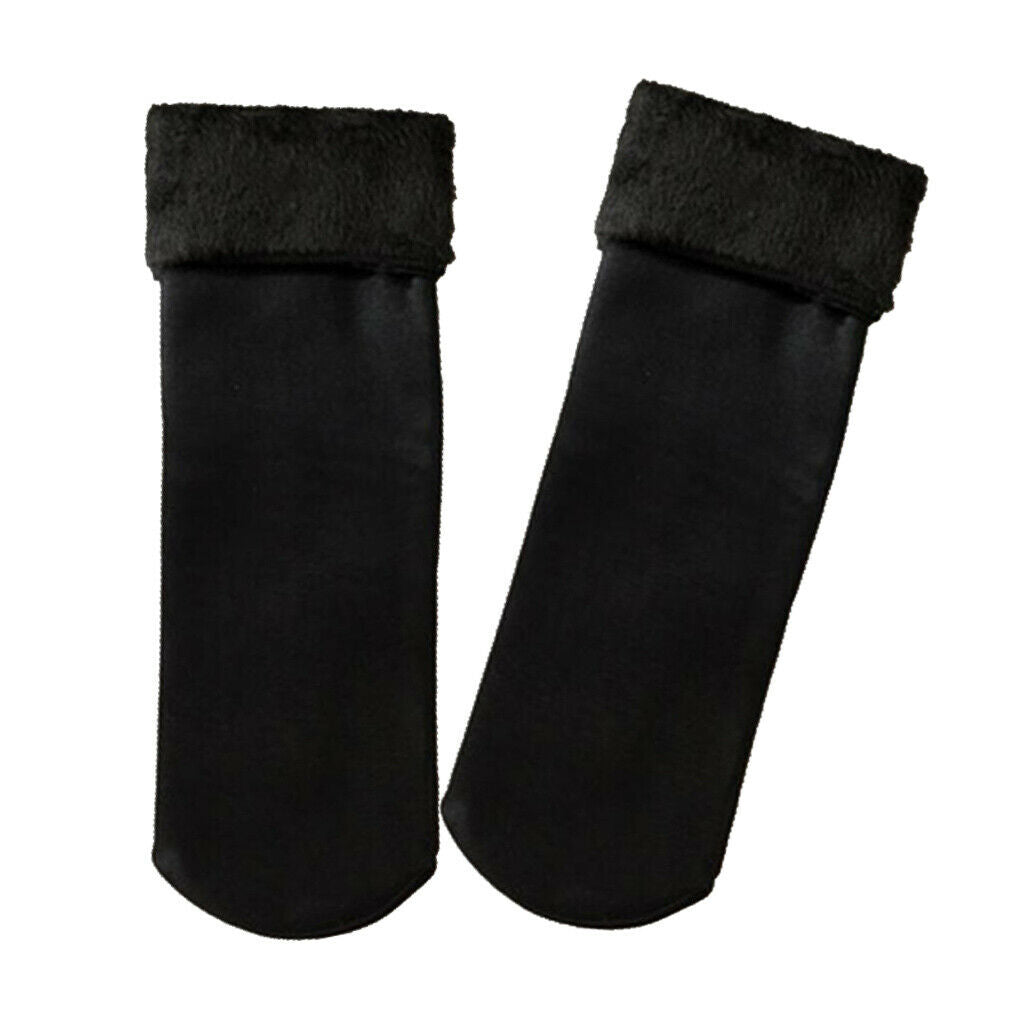 5Pairs Handmade Plush Slipper Socks Warm Super Soft Sleep Thermal Crew Socks