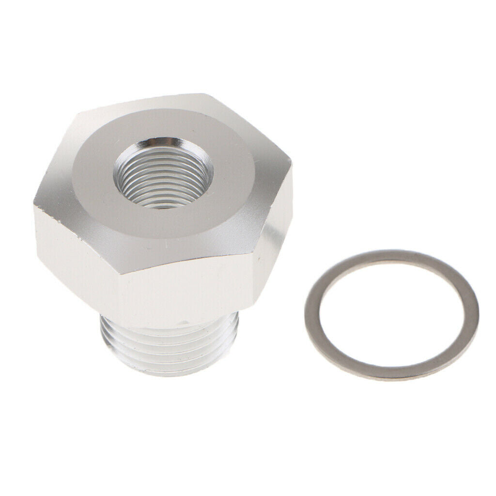 Oil Pressure Sensor Adapter M16X1.5 to 1/8 NPT  Feed Port Gauge Adapter