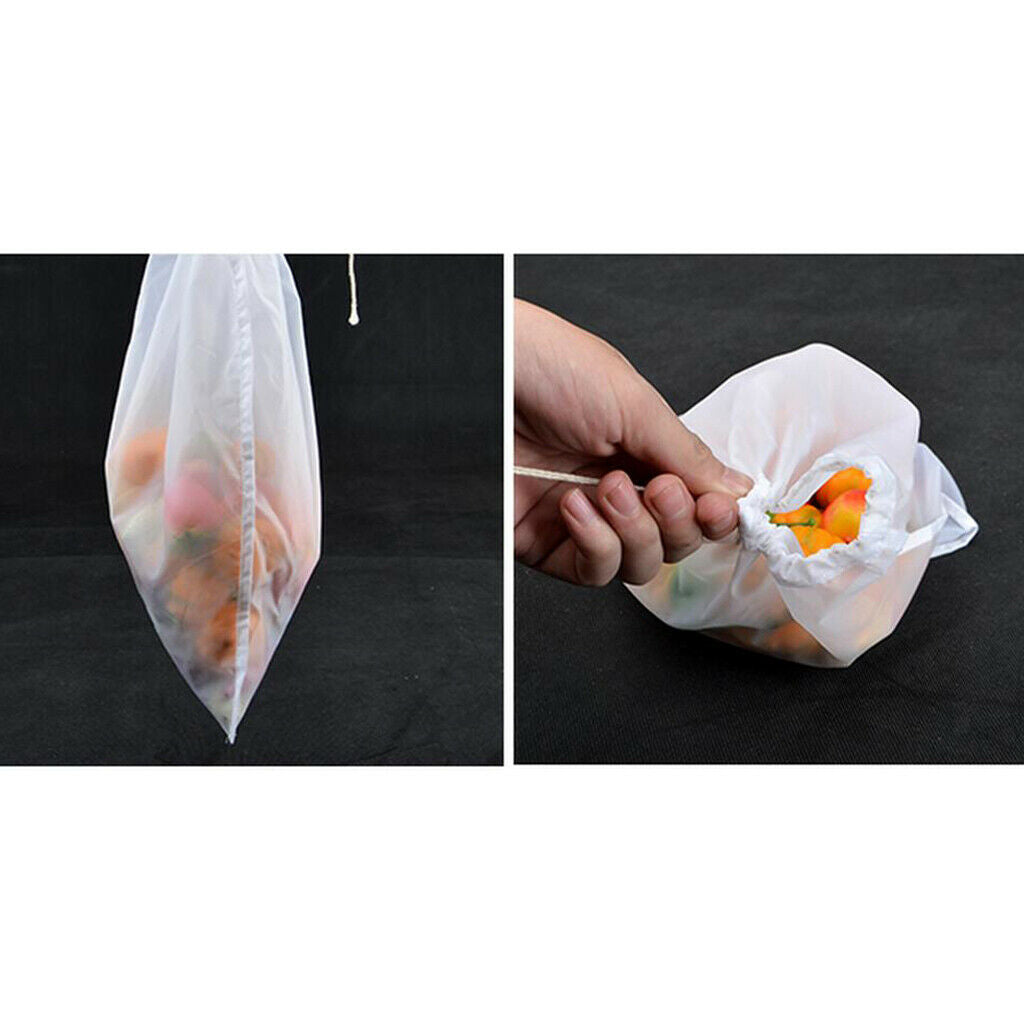 12 Pcs Nut Milk Bag-Reusable Multipurpose Food Strainer,Food Grade Fine Nylon