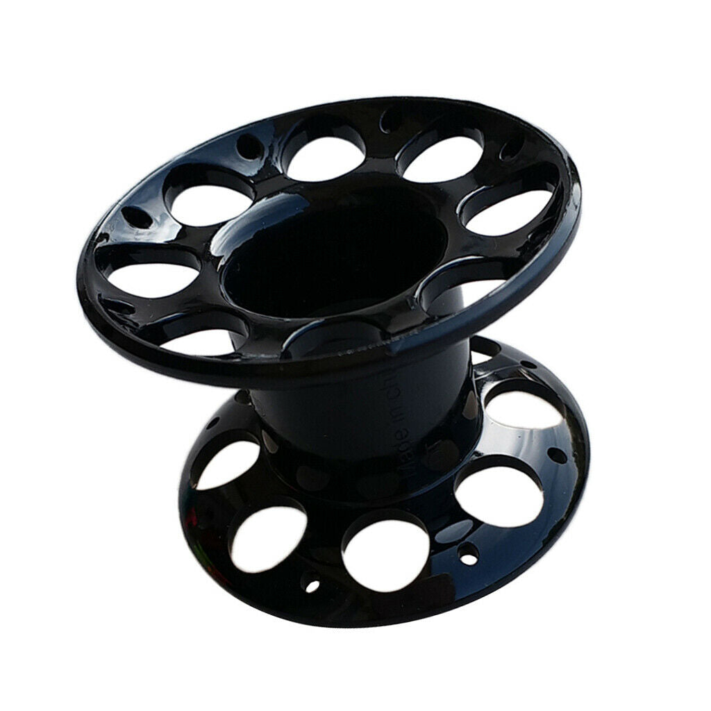 2pcs Diving Finger Spool Tech Dive Freediving Line Guide Holder Transparent Blue