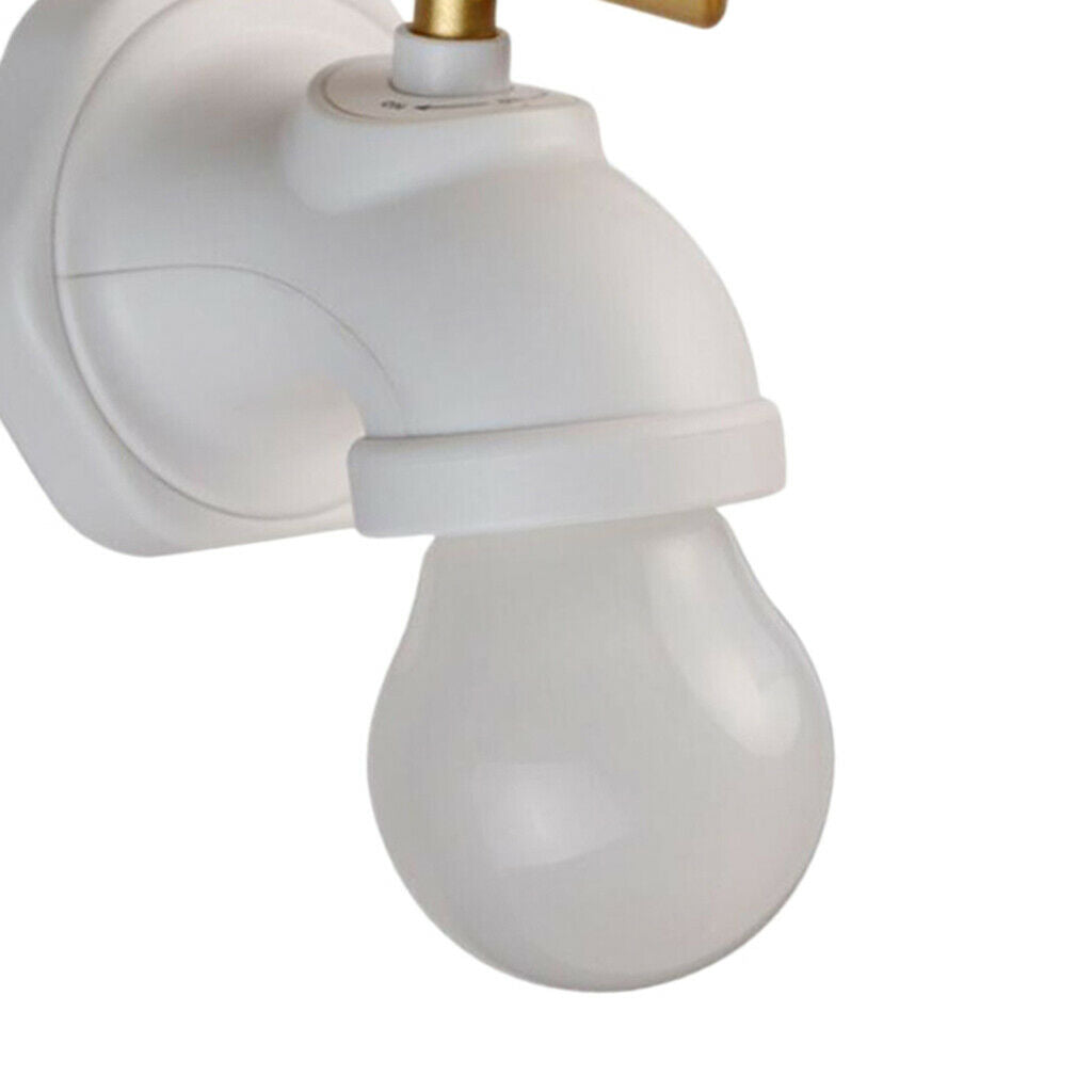 Faucet Shape Voice Control Night Light USB Powered Kids Room Decoration