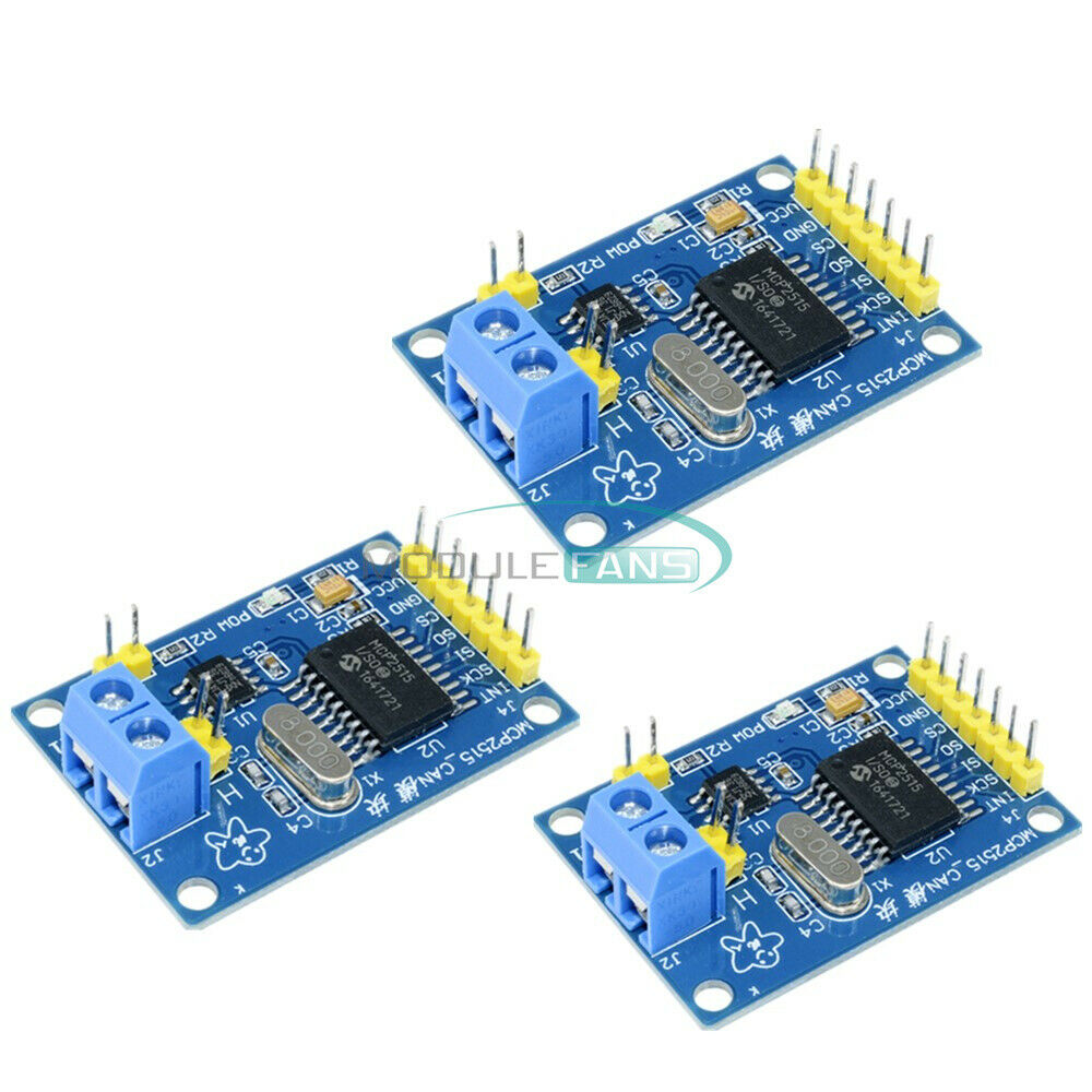 3PCS MCP2515 CAN Bus Module TJA1050 Receiver SPI Module For Arduino