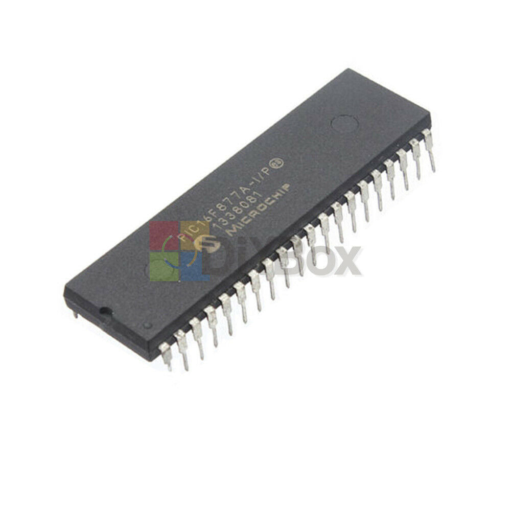 5Pcs MCU IC MICROCHIP DIP-40 PIC16F877A-I/P PIC16F877A MCU IC