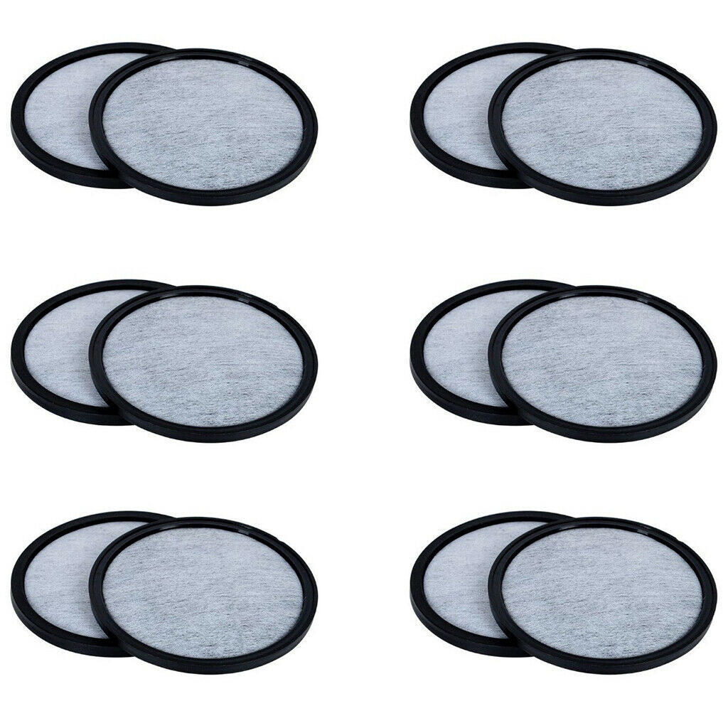 12pcs Coffee Machine Activated Charcoal Water Filter Disks for Mr. Coffee