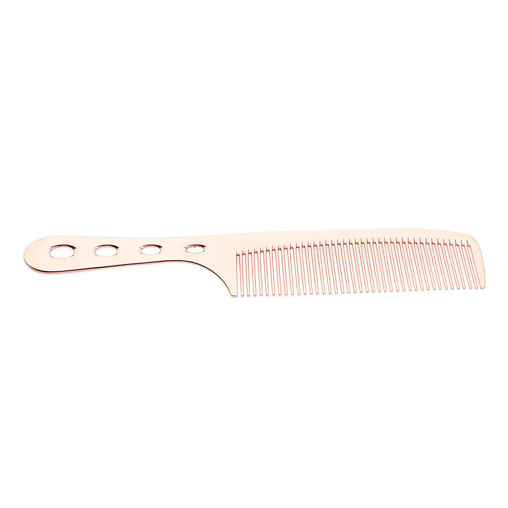 Space Aluminum Antistatic Haircutting Styling Hairdressing Barber Comb Light