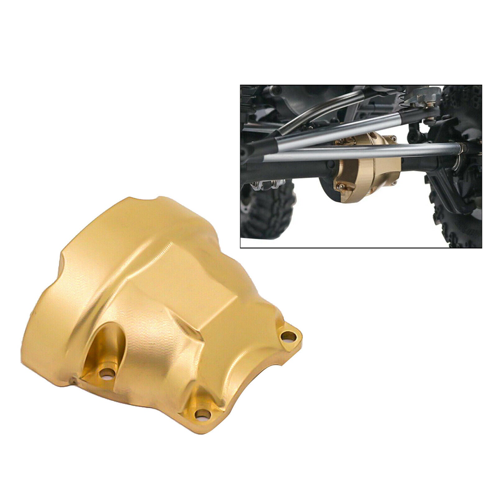 Brass Differential Cover for Racing GEN8 Scout II Crawler Replacement Parts