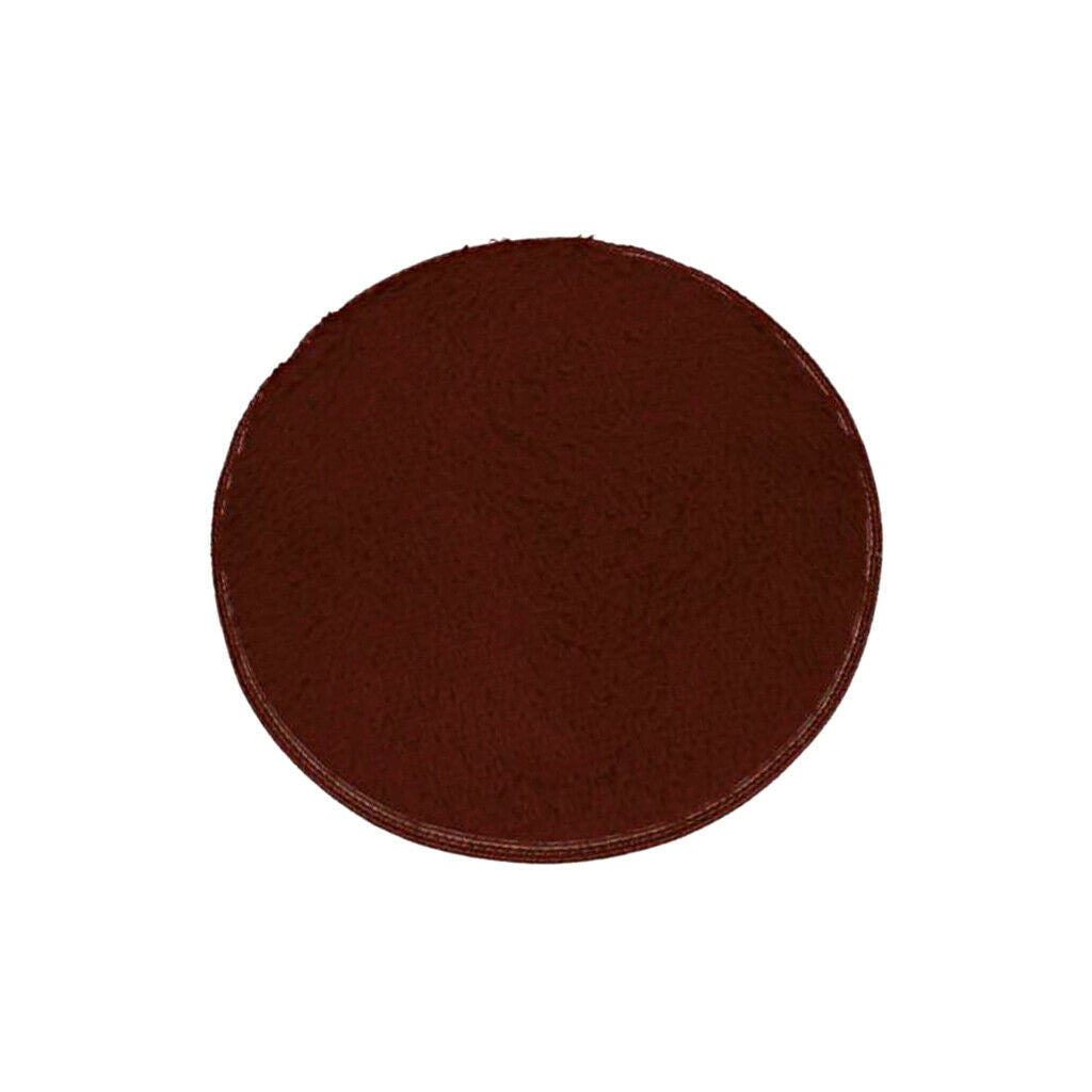 80cm Fluffy Rug Anti-Skid Shaggy Area Rug Bedroom Carpet Floor Mat Coffee