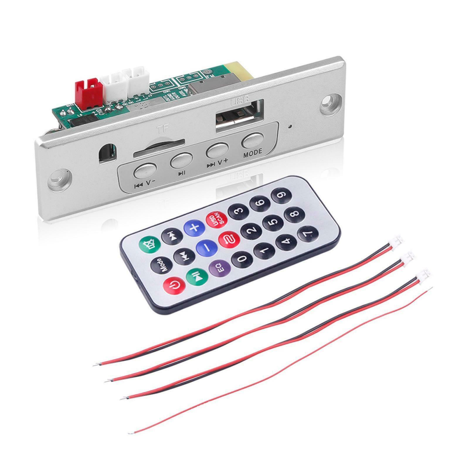 MP3 Player Decoder Board Audio Module with Remote Control Support Recording FM
