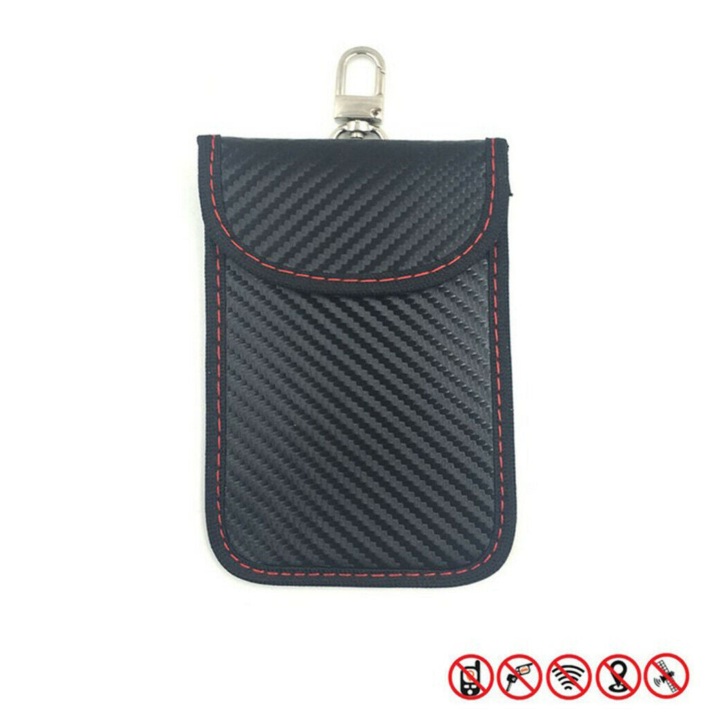 Car Key Faraday Bag Signal Block Case Anti-theft Key Fob Security Pouch