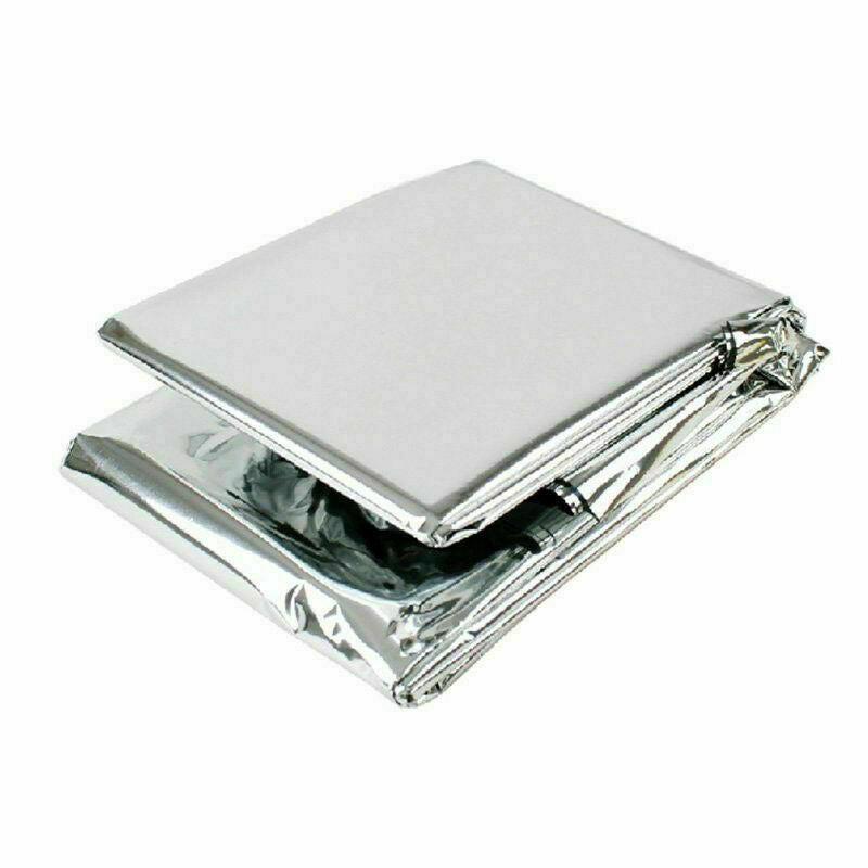 Emergency TENT Survival Folding Camping Rescue Reflective Shelter Blanket Bag
