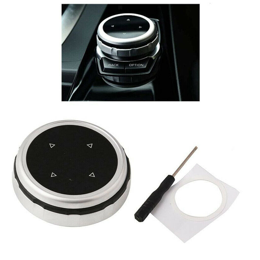 Multi media Control Knob Button Cover Trim Fit for BMW M1 2 4 6 7 3 X1 X3 X4 X5