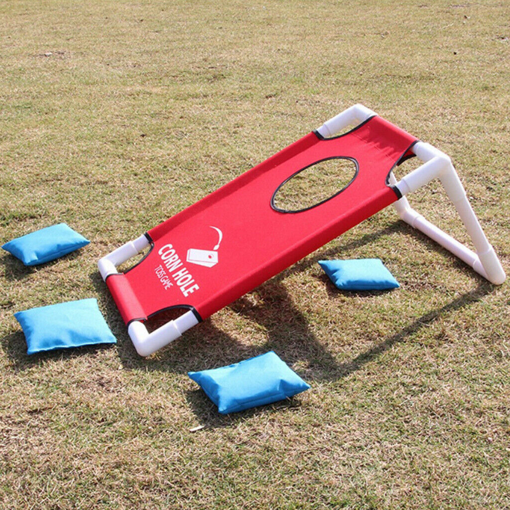 Portable Cornhole Board Beanbag Throwing Throwing Game Set with Carrying Bag