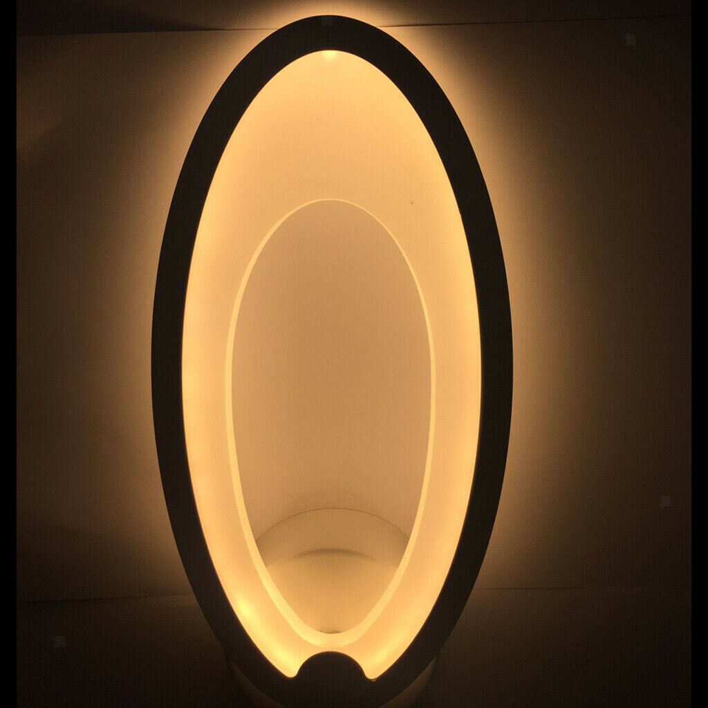 12W LED Egg-shaped Decorative Bedside Lamp, Warm White Light, 220V