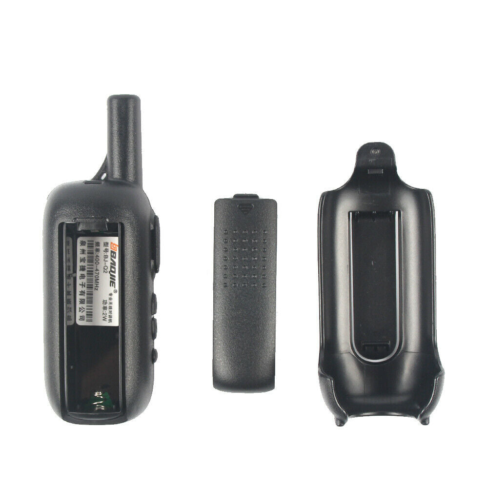Portable Rechargeable Mini UHF Walkie Talkies 16 Channels Long Range 400-470Mhz
