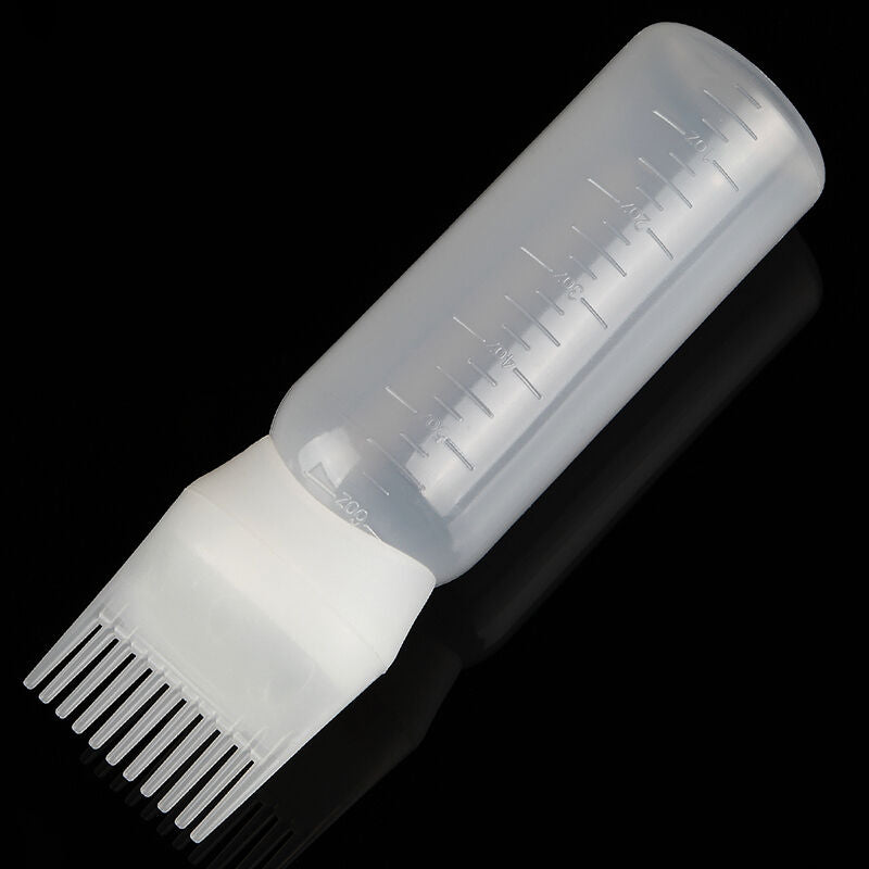 6oz Hair Dye Bottle Applicator Comb Dispensing Salon Hair Coloring Dyeing .l8