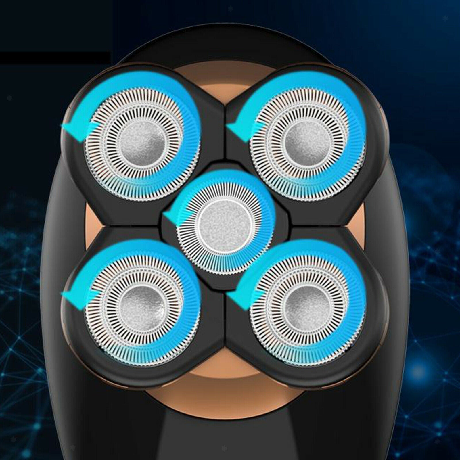 Electric Shaver Rechargeable Bald Head Hair Trimmer Cordless LCD display