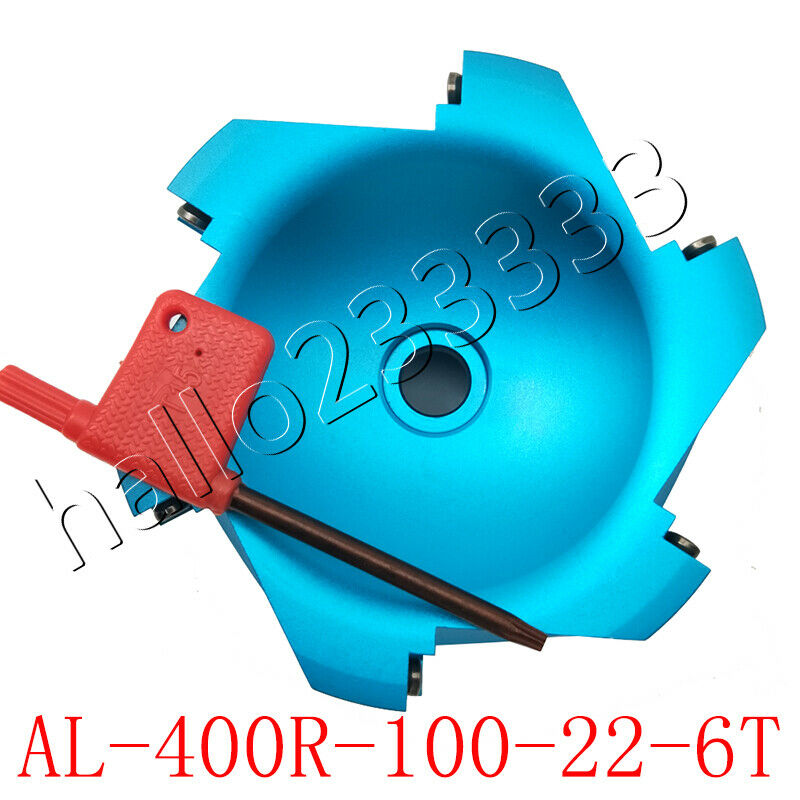 AL-400R-100-22-6T CNC Indexable Face End Mill Cutter For APMT1604 /APKT inserts
