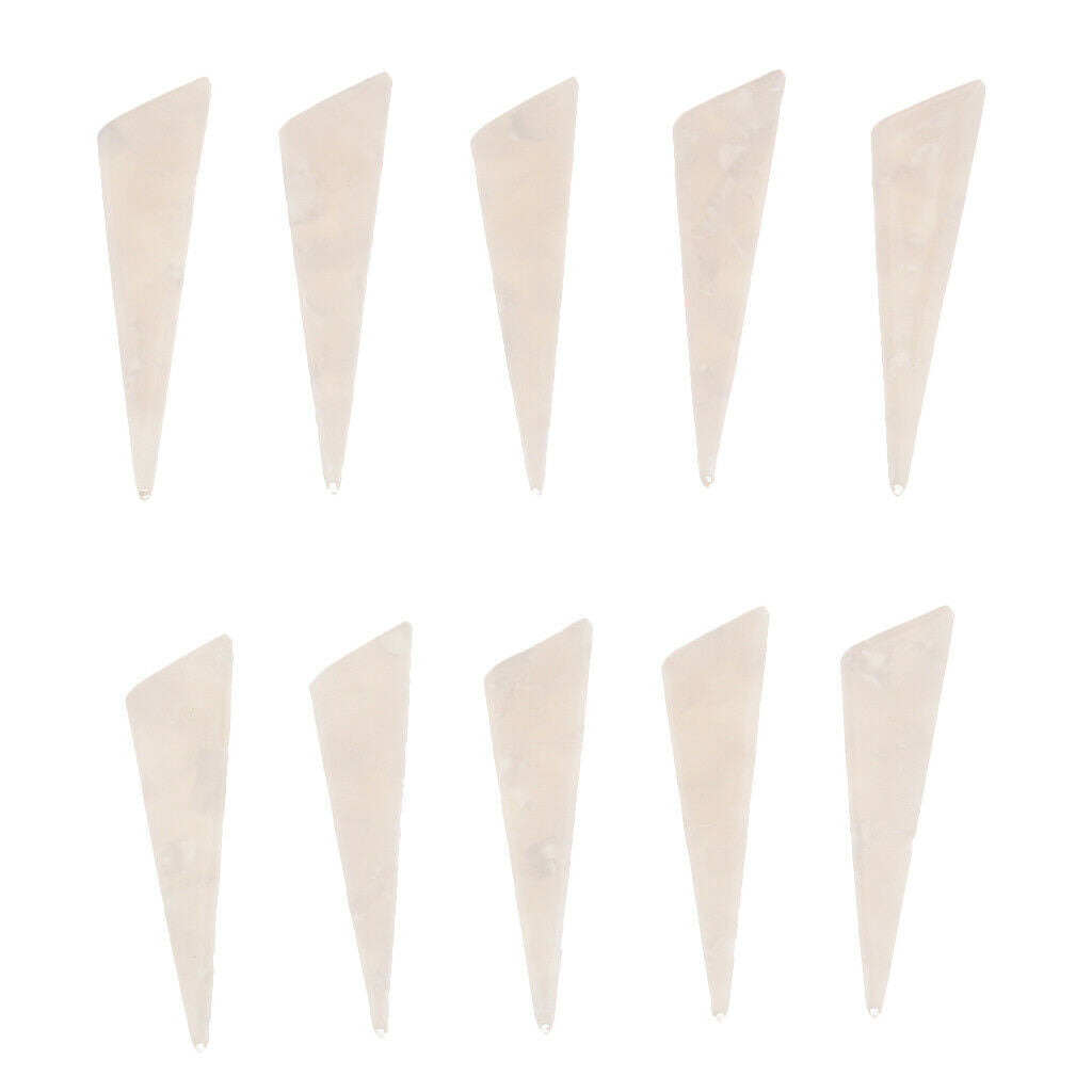 10Pcs Acrylic Pendant Charm for DIY Earring Jewelry Making Triangle