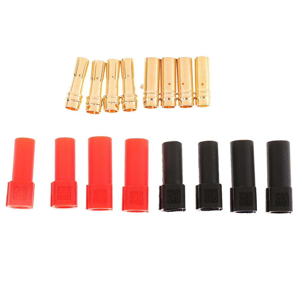 10 Pair XT150 Male Female Plug Banana Plugs Socket For Drone Battery Adapter