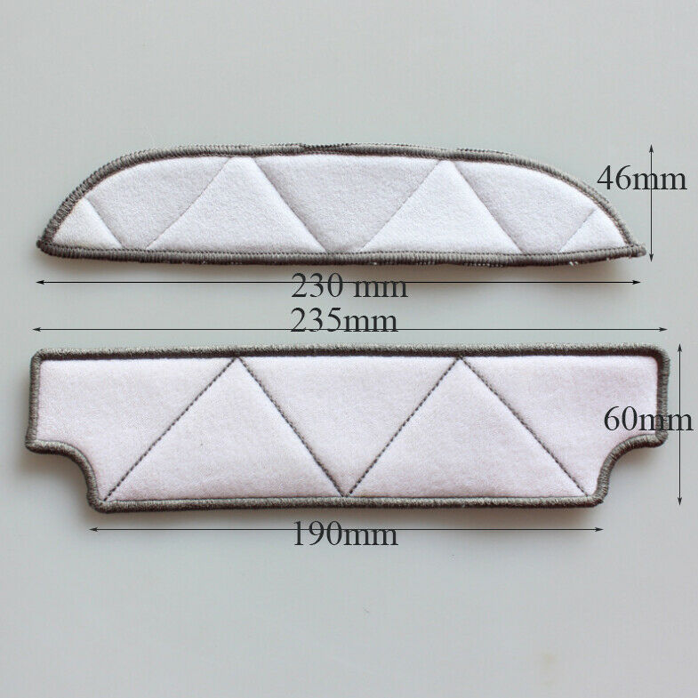 12Pcs Microfiber Mop Cloth For ECOVACS Winbot WRN60/70 TBW60TG TBW61 W710 W730