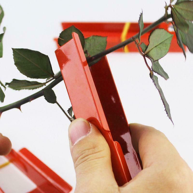 DIY Cut Tool Florist Metal Gardon Flower Rose Thorn Stem Leaf Stripper Rose Tool