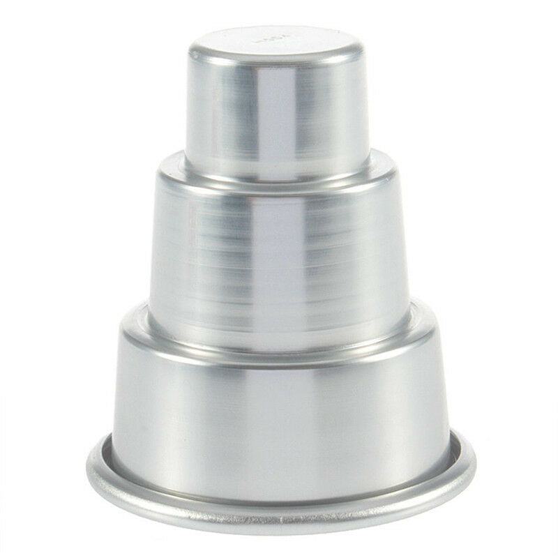 DIY Mini 3-Tier Cupcake Pudding Chocolate Cake Mold Baking Pan Mould Part.l8