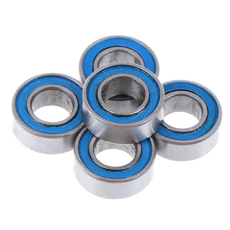 5Pcs Blue 4*8*3mm MR84RS MR84-2RS 4x8x3mm rubber sealed ball bearing]TEUSW HaSJ