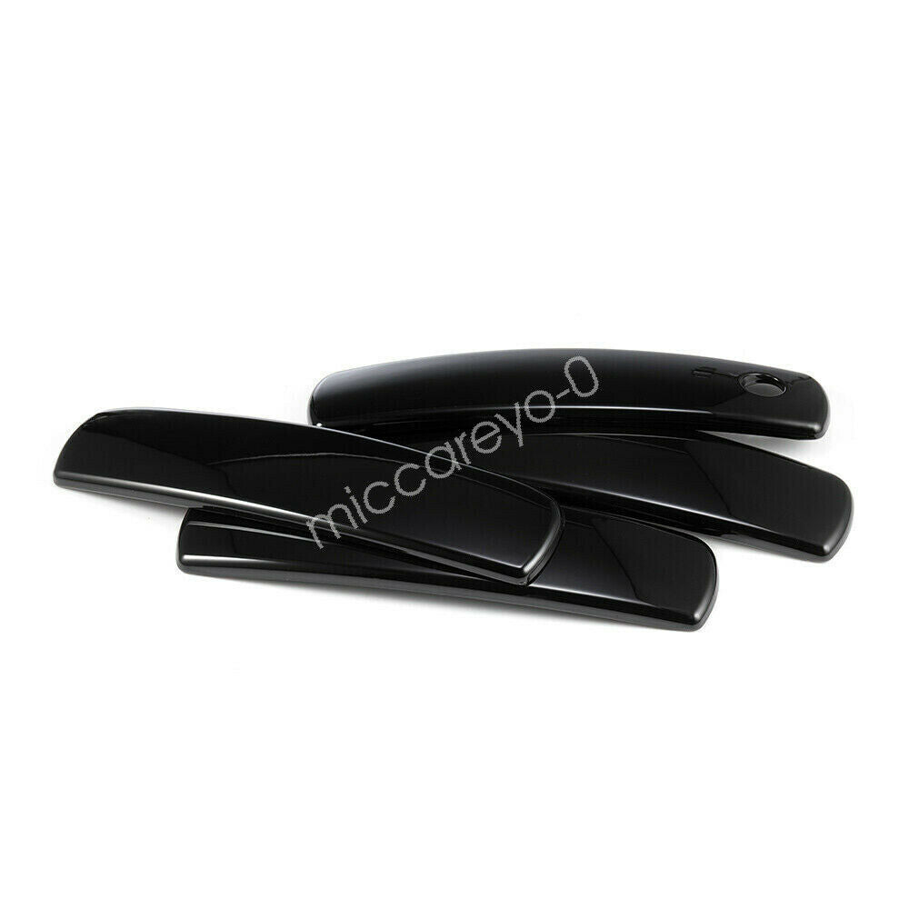 Gloss Black Door Handle Covers Decor Cover Trim For Dodge Charger 2011-2020