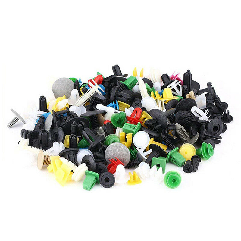 500pcs/set Universal Mixed Car Various Plastic Rivet Fastener Door Push Pin S SJ