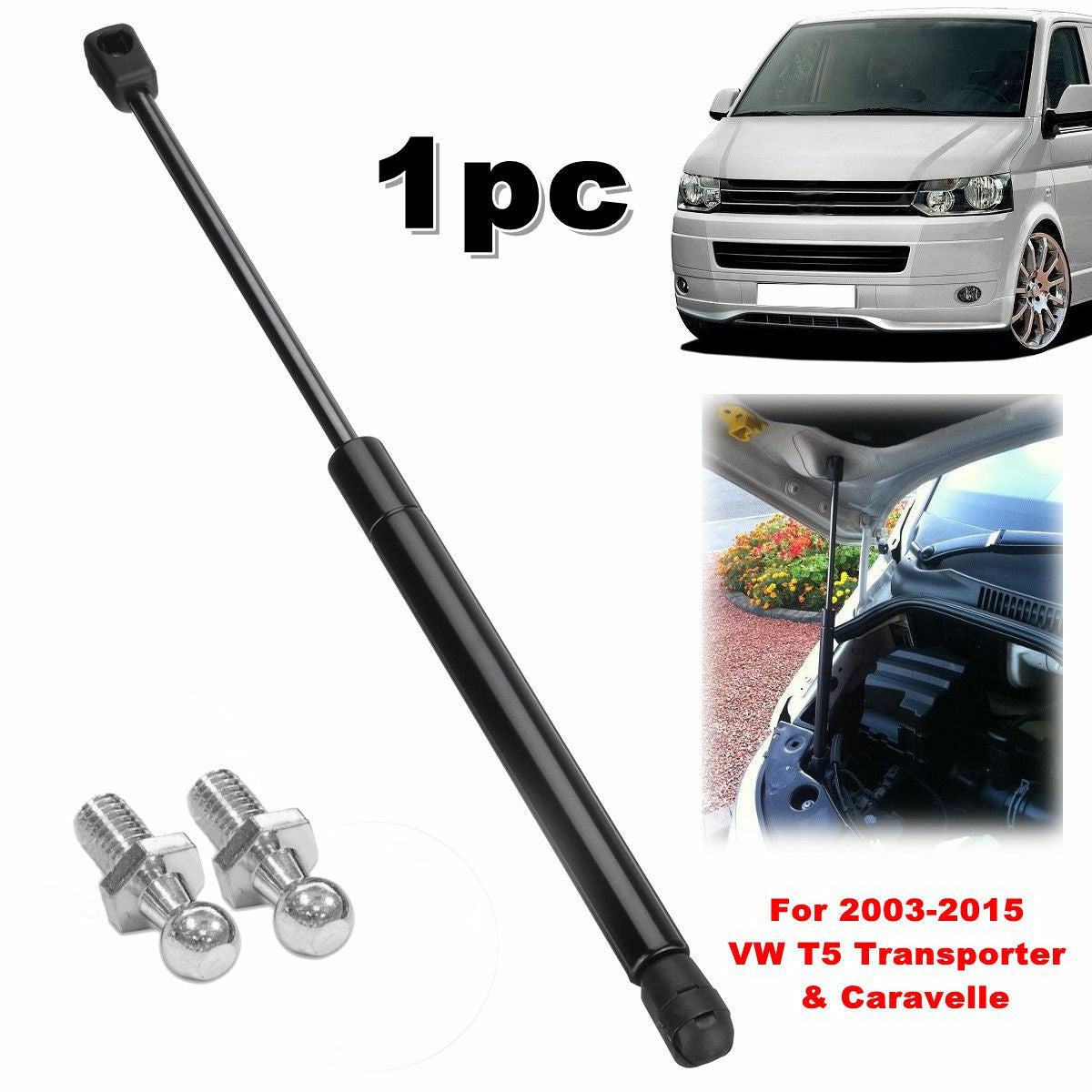 Capot Levier Support VÃ©rin Ã  Gaz Pour VW T5 Transporter Caravelle 03-15 (S300)
