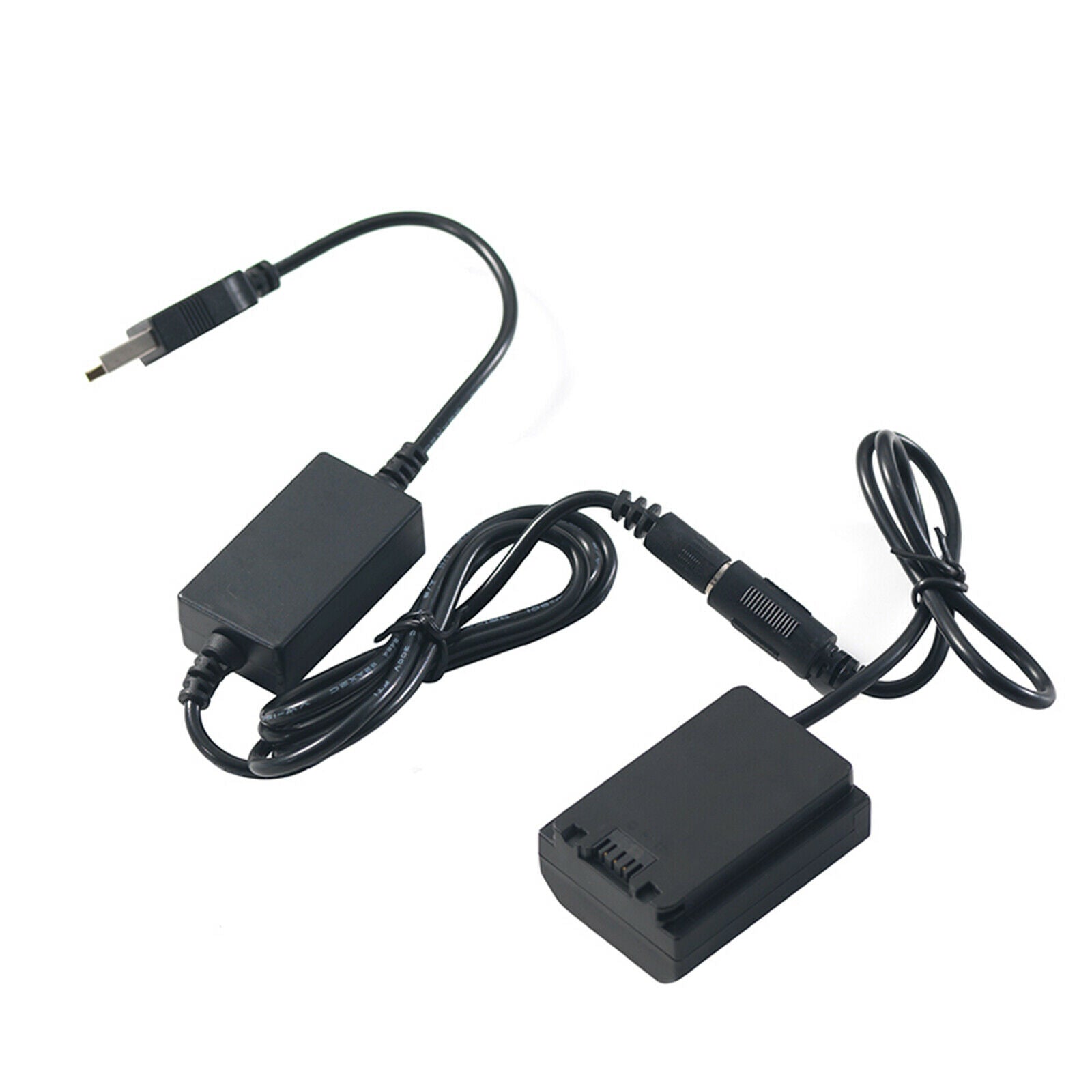 NP-FZ100 USB DC Coupler Dummy Battery for Sony A7M3 A7R3 A9 7RM3 Cameras