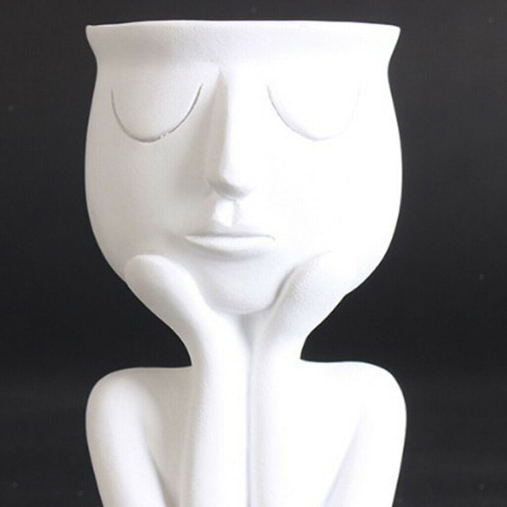 Sculpture Flower Pot Indoor Succulent Planter Container Desktop Ornaments