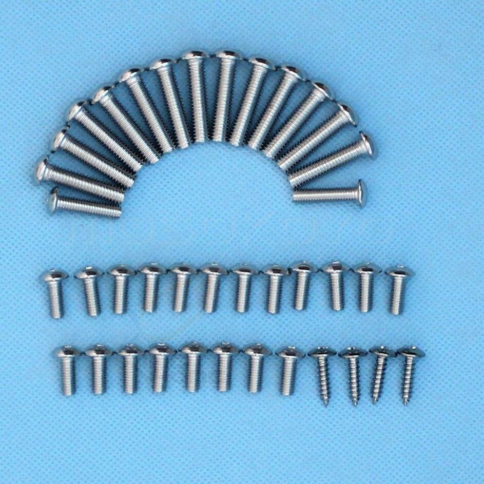 Complete Fairing Bolt Kit Screws Bolts Fastener For 01-02 Suzuki GSXR1000 2001