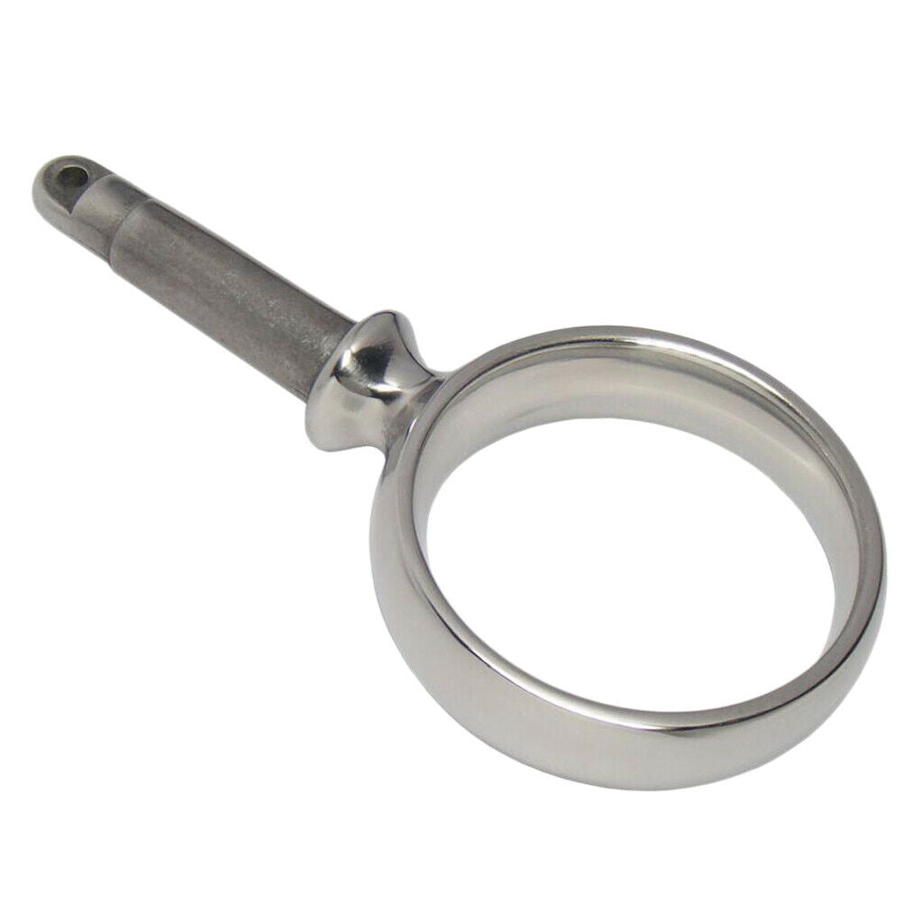 2x 316 Stainless Steel 2-1/4" Round Oarlock 1/2"x 2" Shaft for Boat Kayak